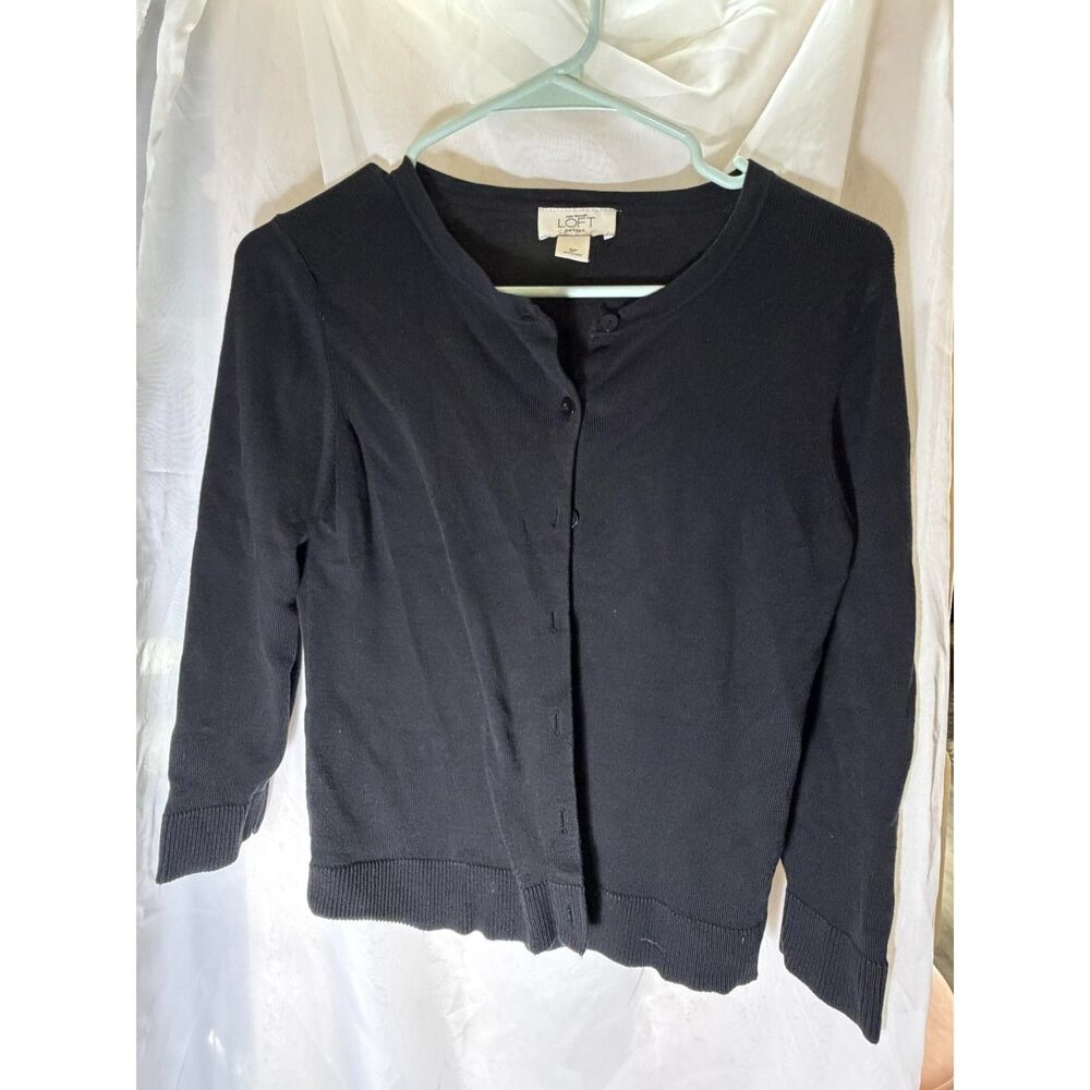 Cute Ann Taylor The Loft Black Cardigan